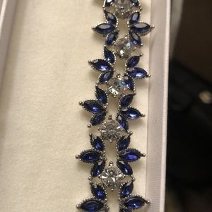 Skyline collection jewelry sapphire and‎ diamond bracelet new in box